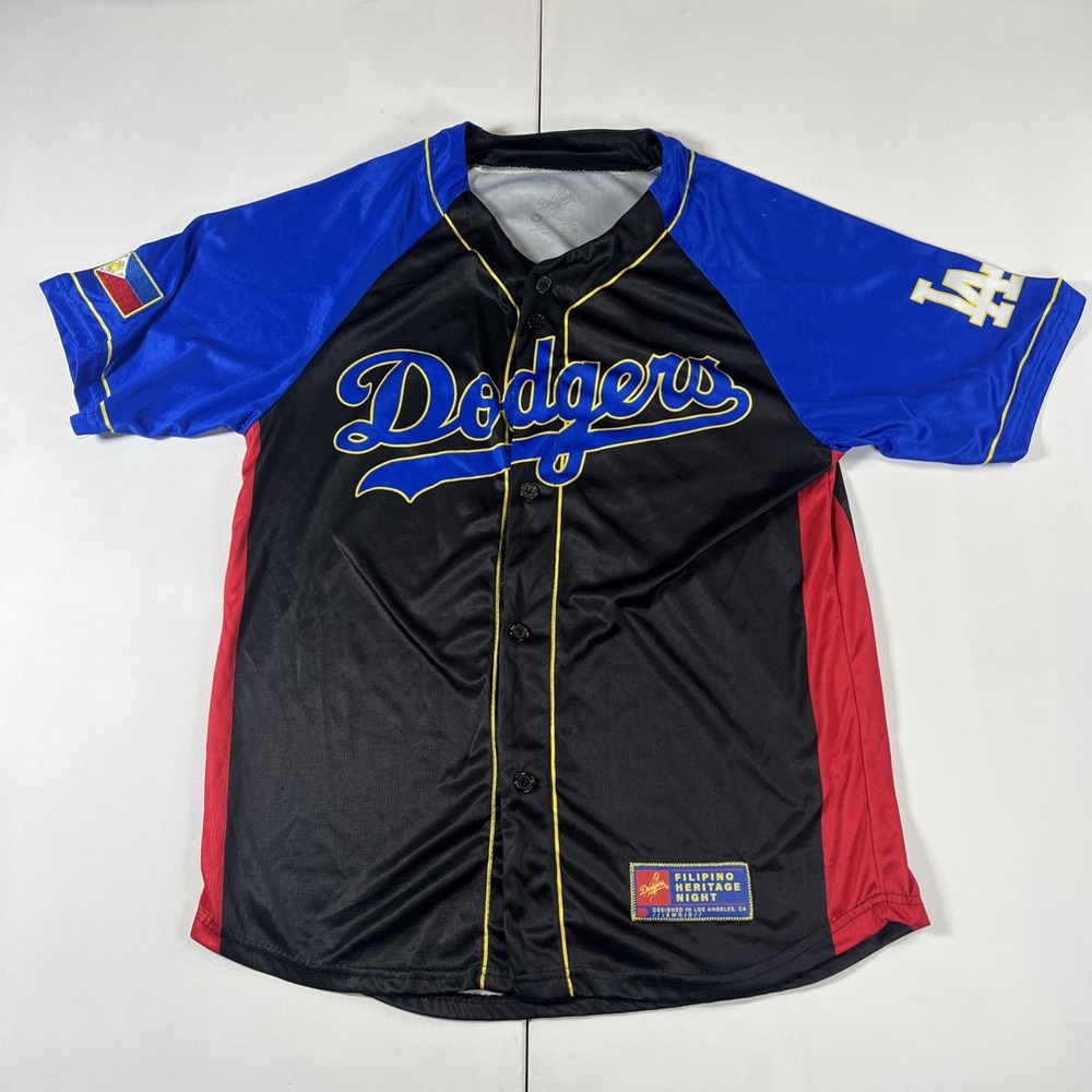 Los Angeles Dodgers Filipino Heritage Night 2024 Jersey Mens Medium MLB SGA